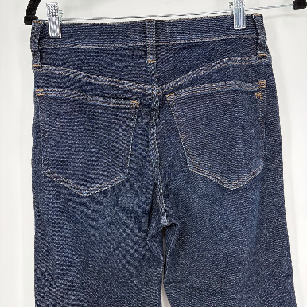 Madewell Mid-Rise Stovepipe Jeans Women's Size 26 Dark Wash Straight Leg - Picture 9 of 10
